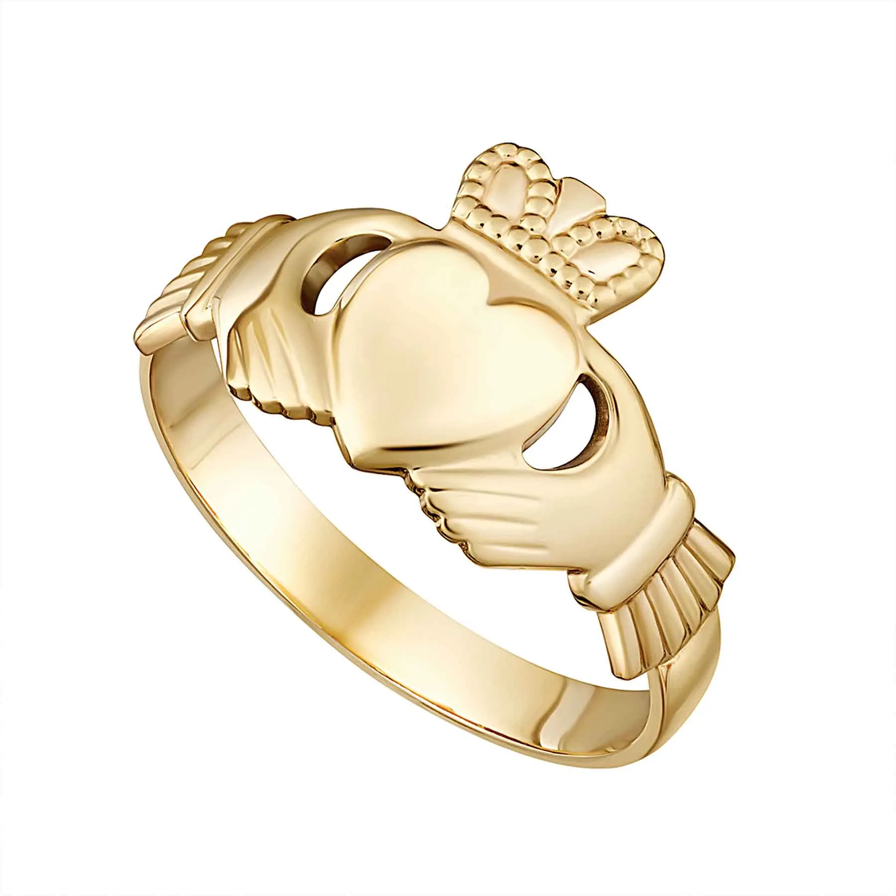 10K Men's Claddagh Ring