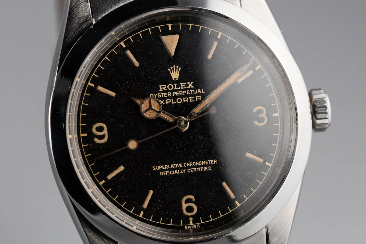 1962 Rolex Explorer 1 1016 Gilt Dial