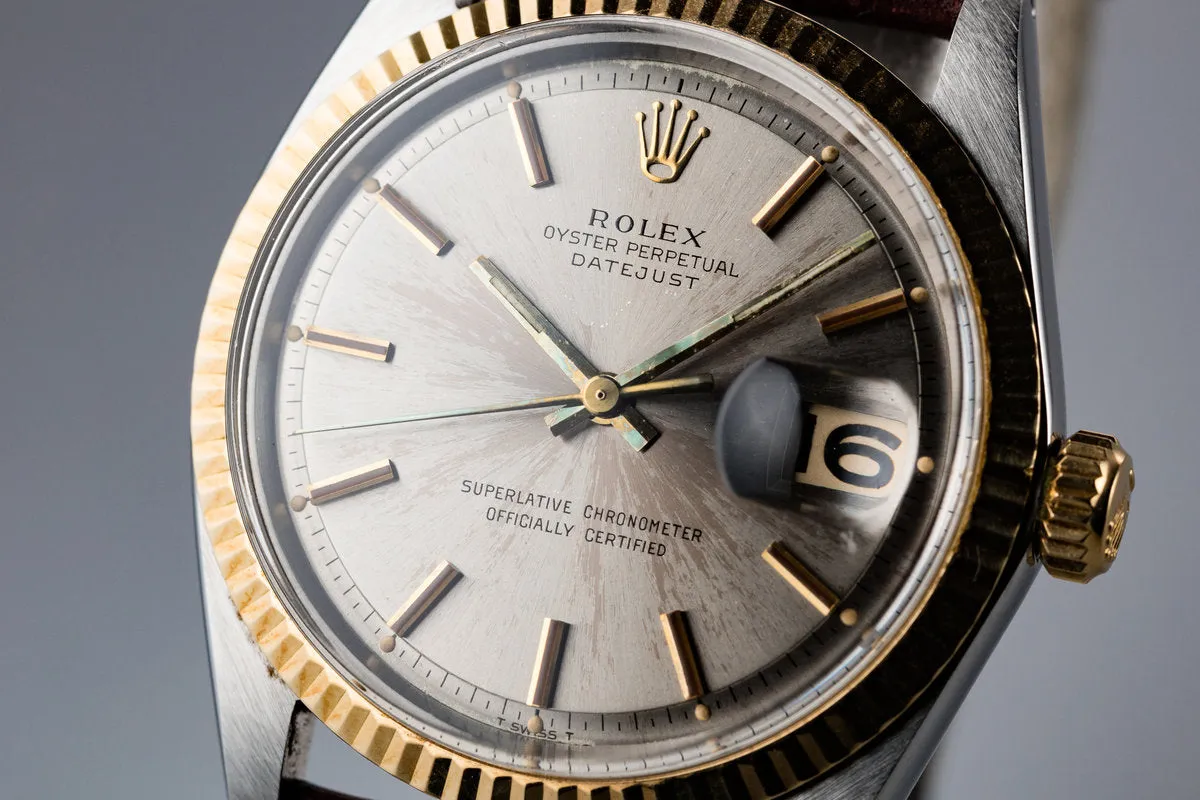 1967 Rolex Two Tone DateJust 1601 Grey Dial