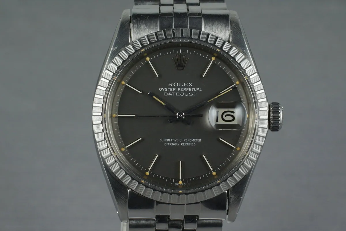 1970 Rolex DateJust 1603 Gray Dial with Papers