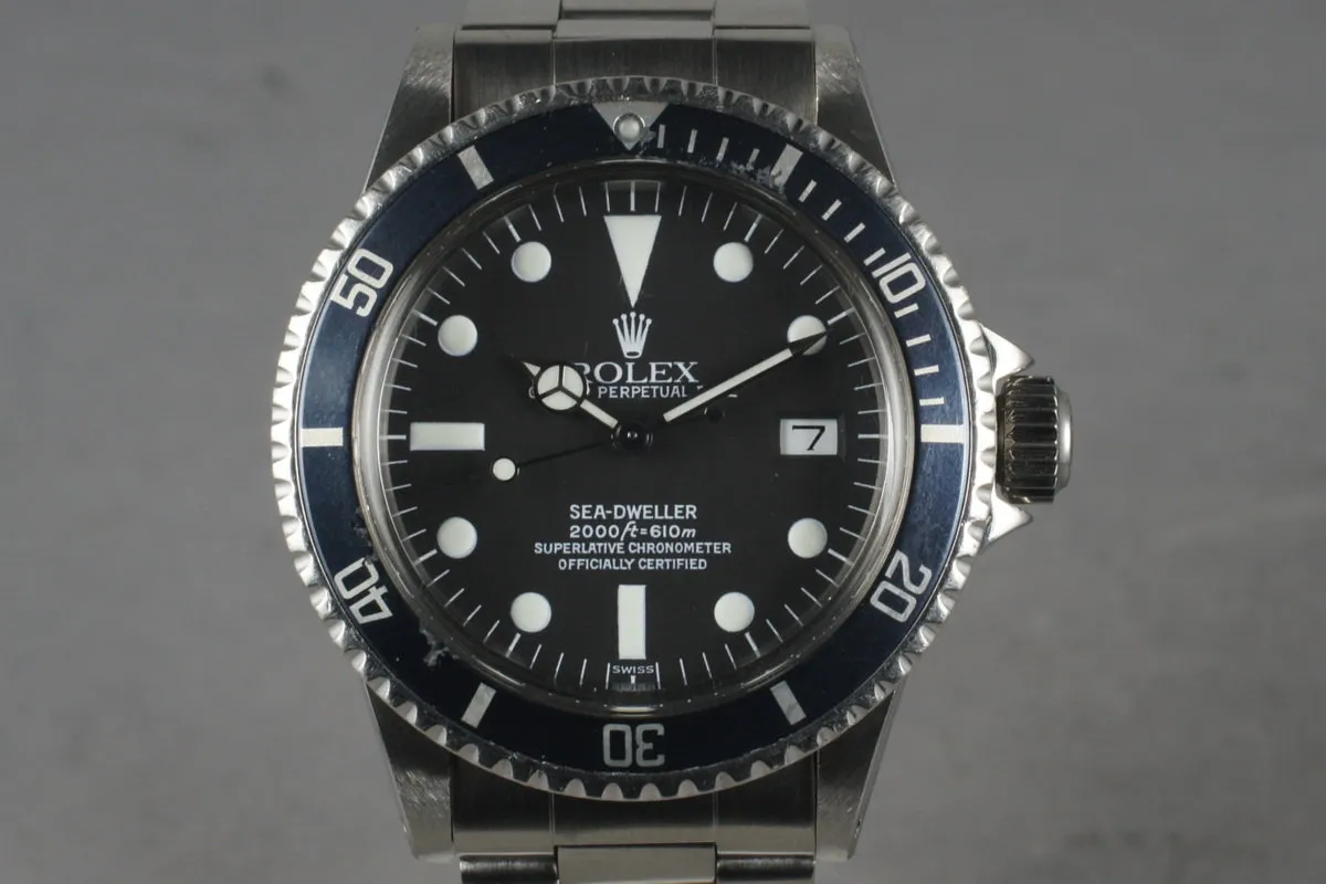 1972 Rolex Sea Dweller 1665