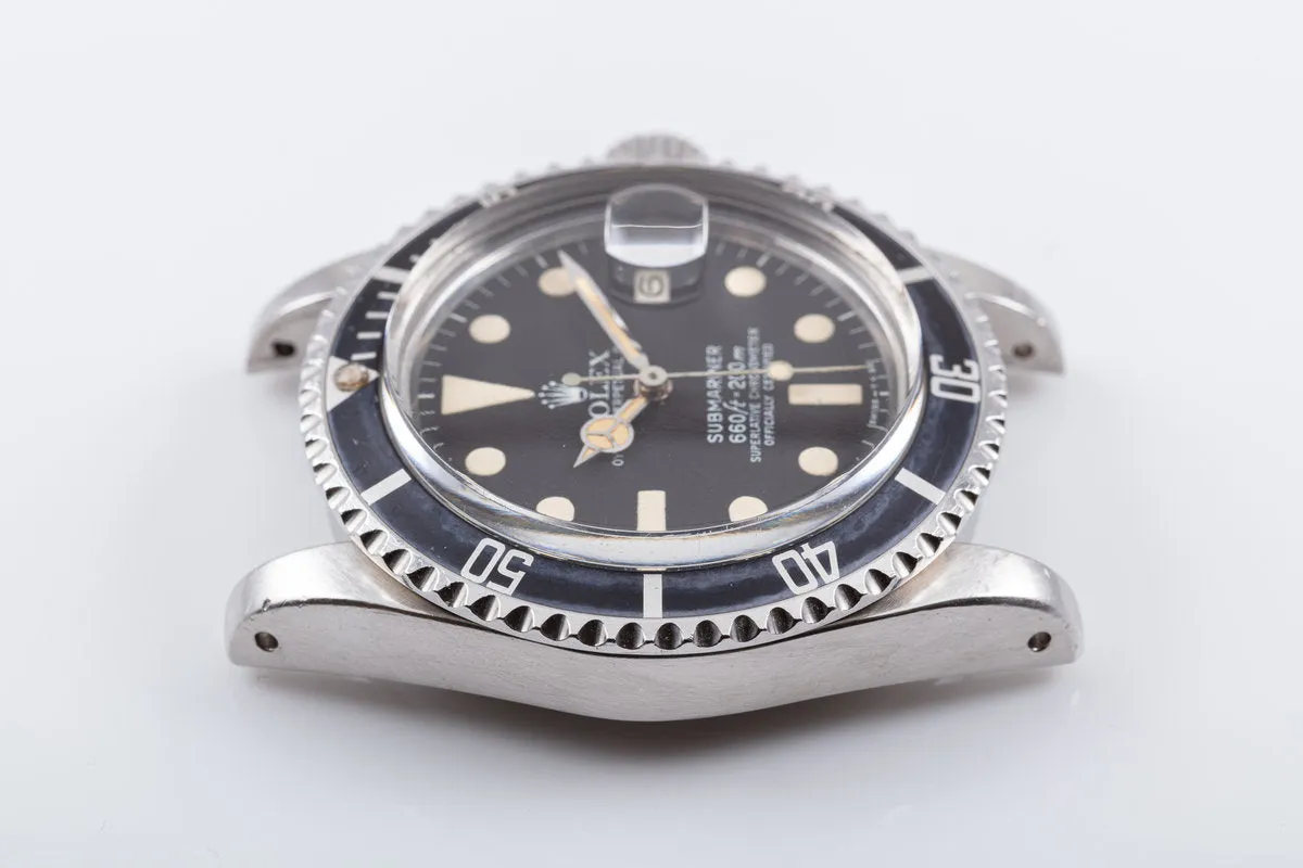 1978 Vintage Rolex Submariner 1680 with Creamy Tritium Lume and Service Papers