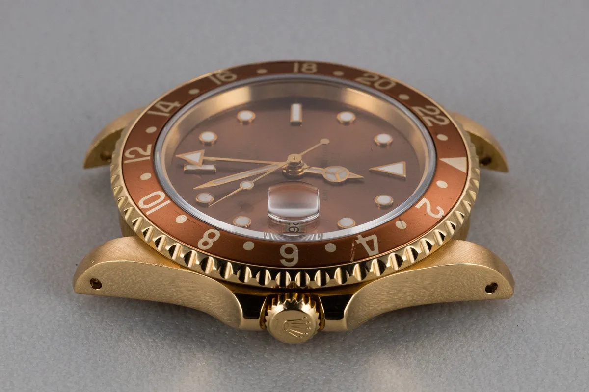 1993 Rolex 18K YG GMT-Master II 16718 "Rootbeer" Dial