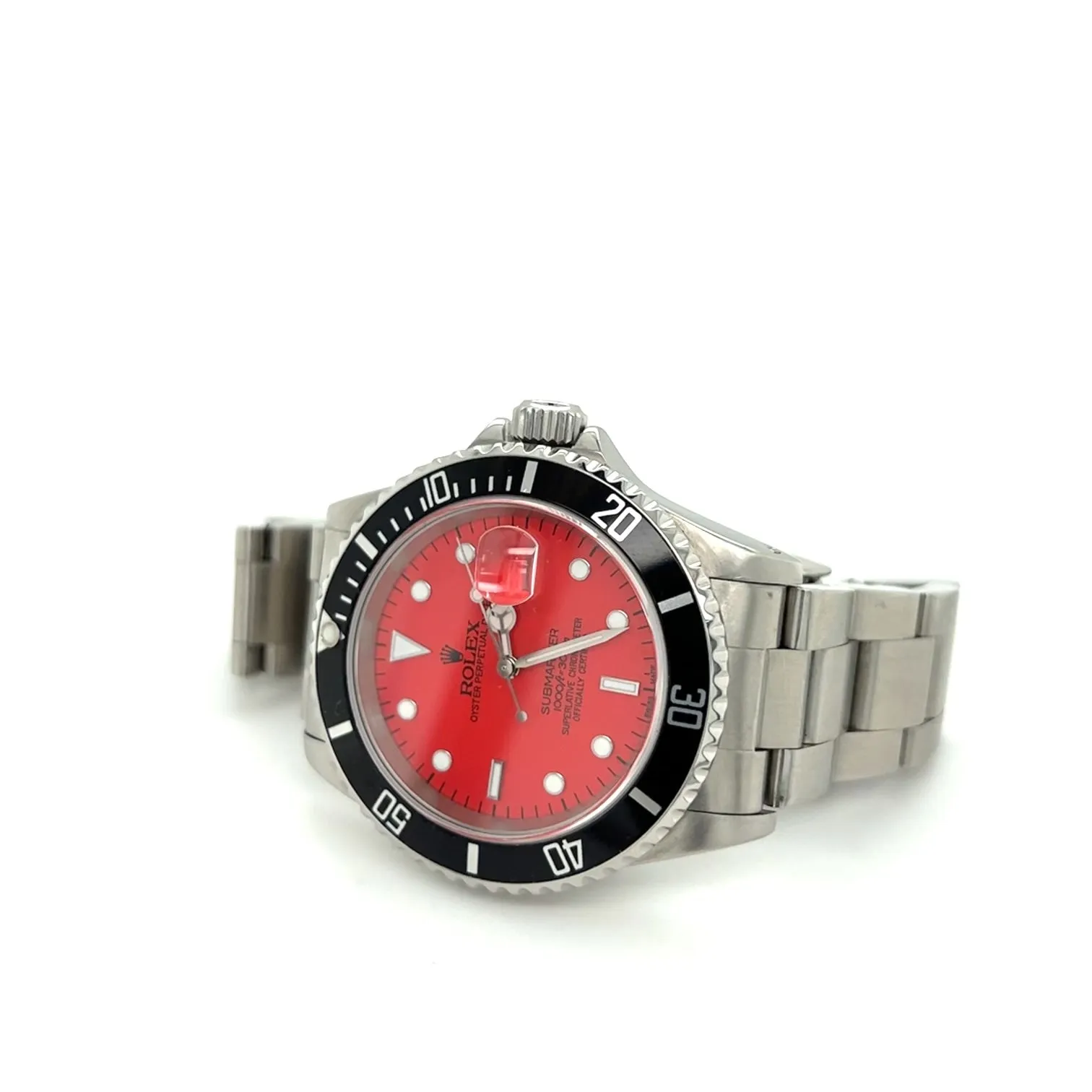 1999 Rolex Submariner ref 16610 Red