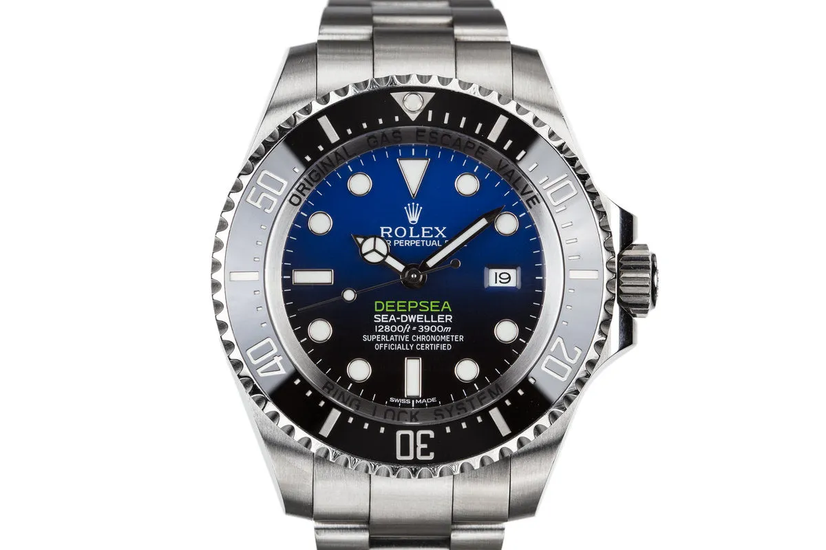 2015 Rolex Deep Sea-Dweller 116660 with Box and Papers