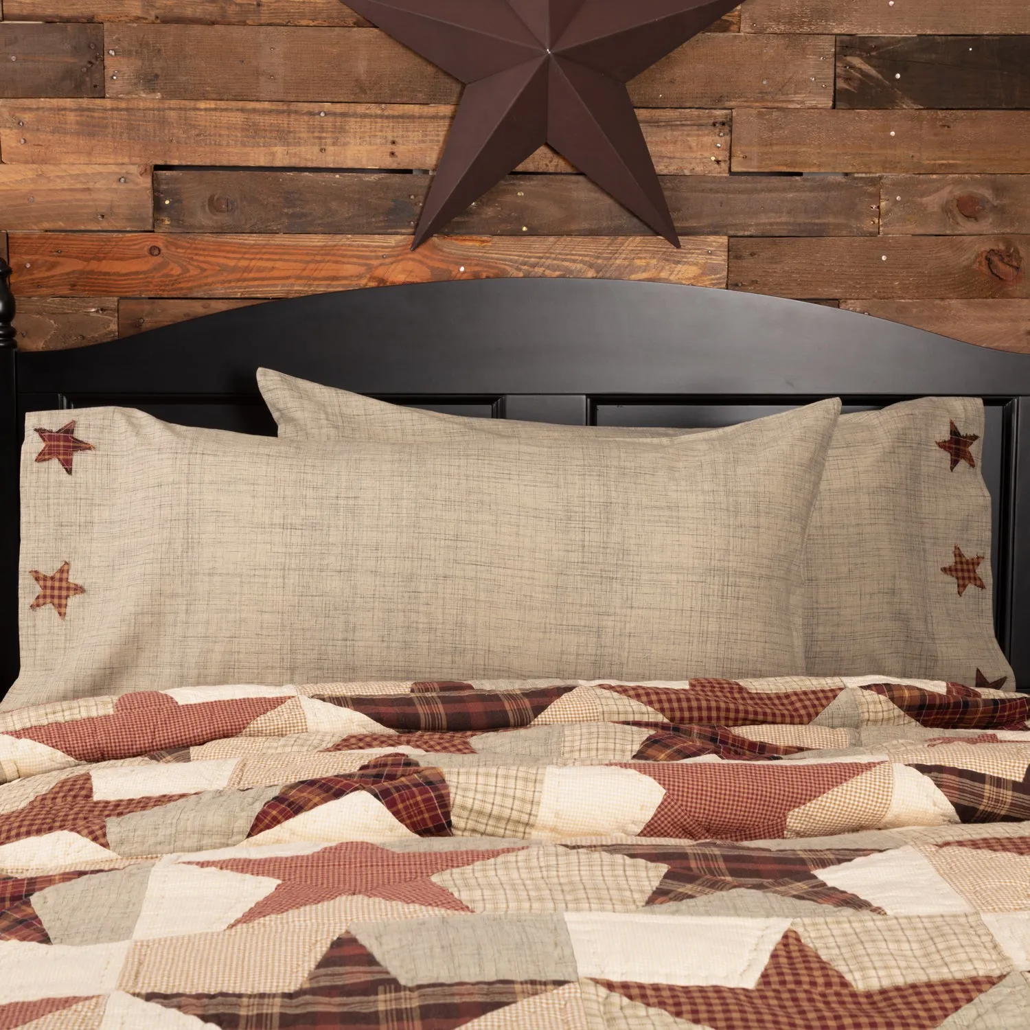 Abilene Star Pillow Case Set of 2