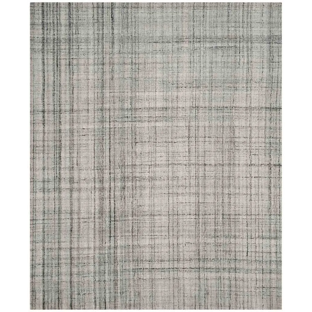 Abstract Gray/Black Area Rug