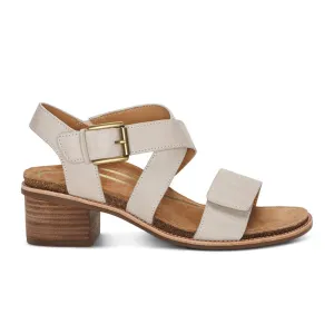 Aetrex Kristin Heeled Sandal (Women) - Ivory