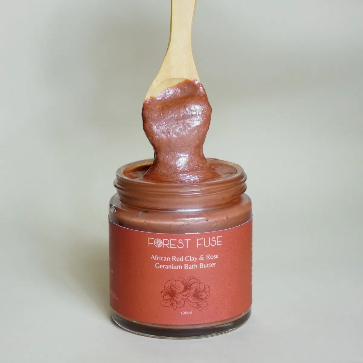 African Red Clay and Rose Geranium Bath Butter