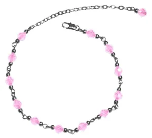 Anklet Silver - Beaded