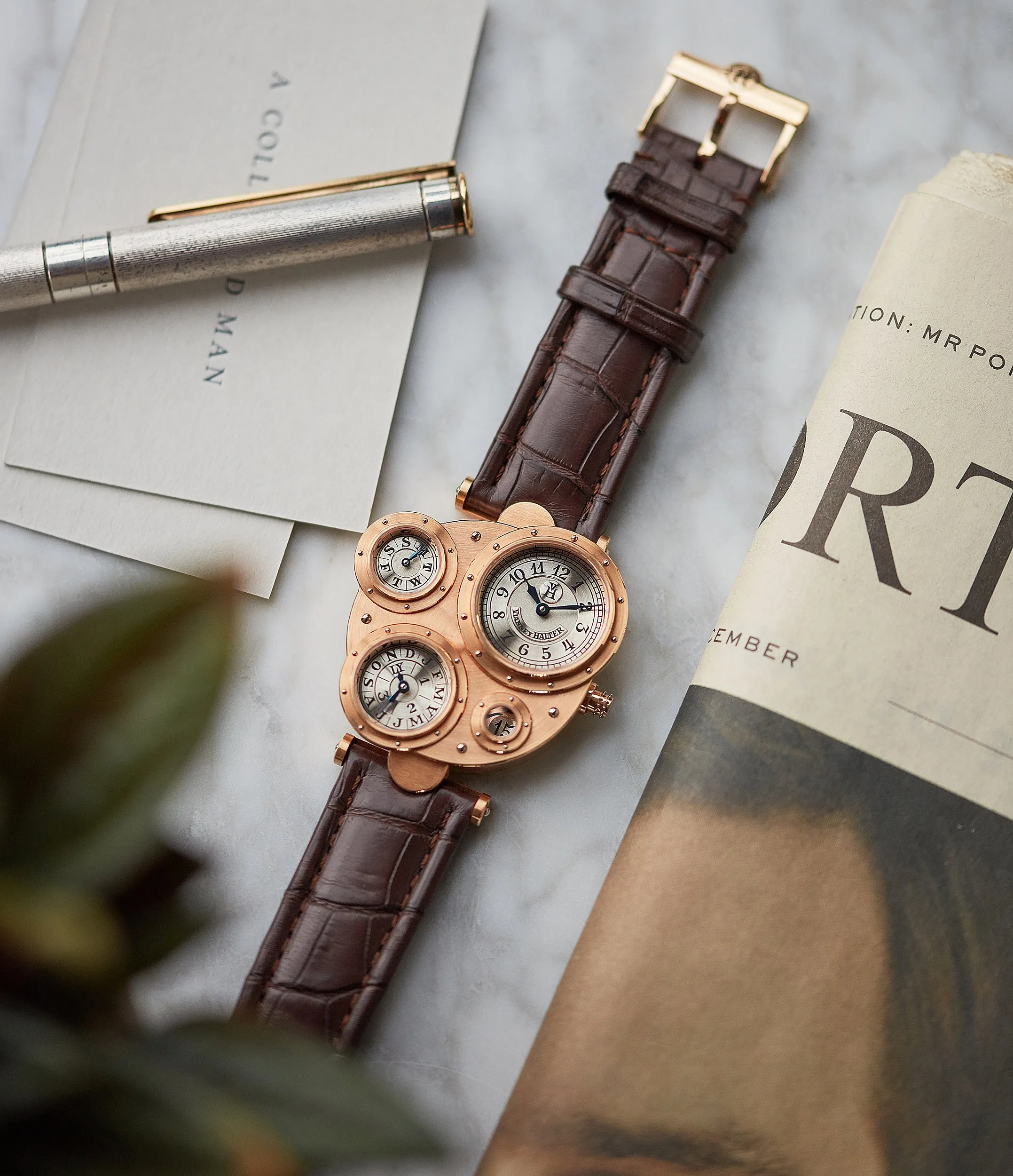 Antiqua | Perpetual Calendar Cal. VH198 | Rose Gold