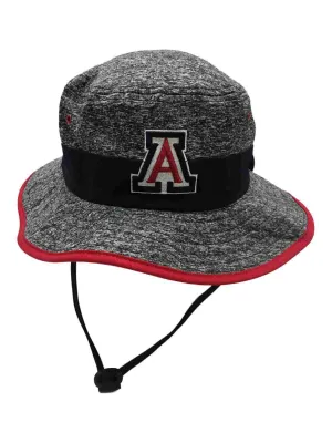 Arizona Wildcats Zephyr Gray & Navy Bucket Hat Cap with Adjustable Strap (L/XL)