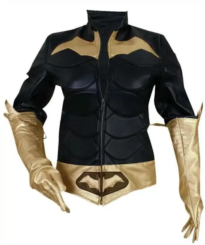 Batman Arkham Knight Batgirl Leather Jacket Costume