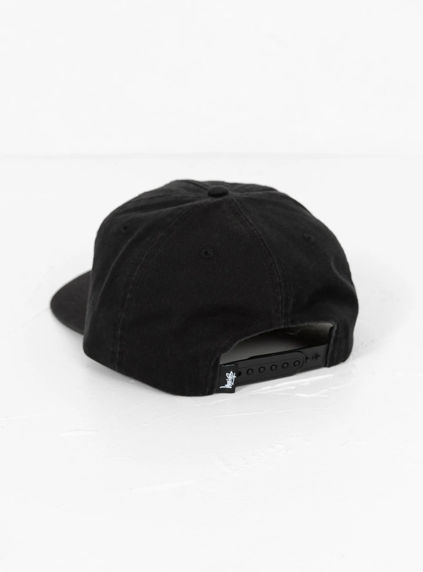 Big Stock Mid Depth Cap Shadow Black