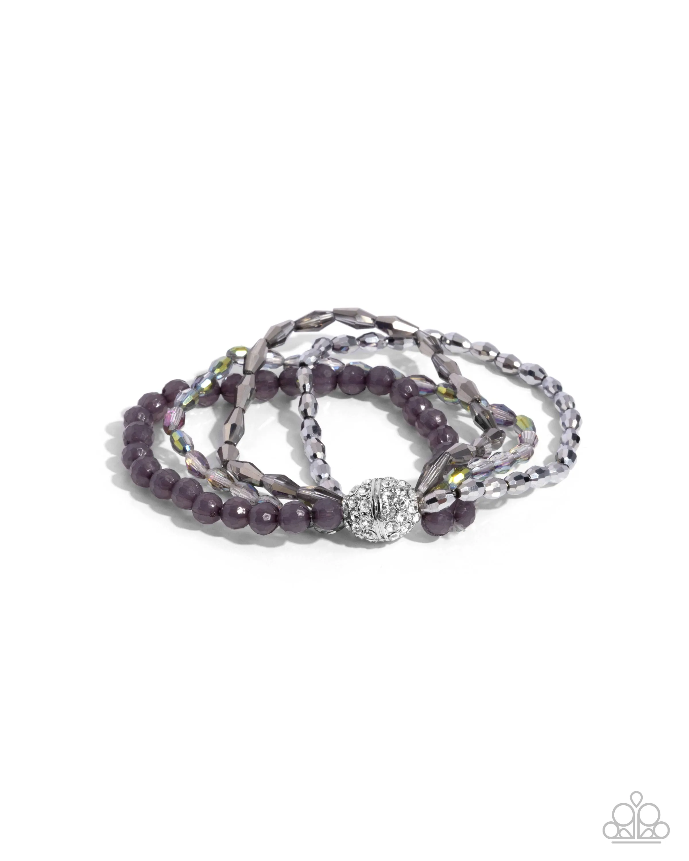 Bracelets Beaded Boundary - Silver B2327