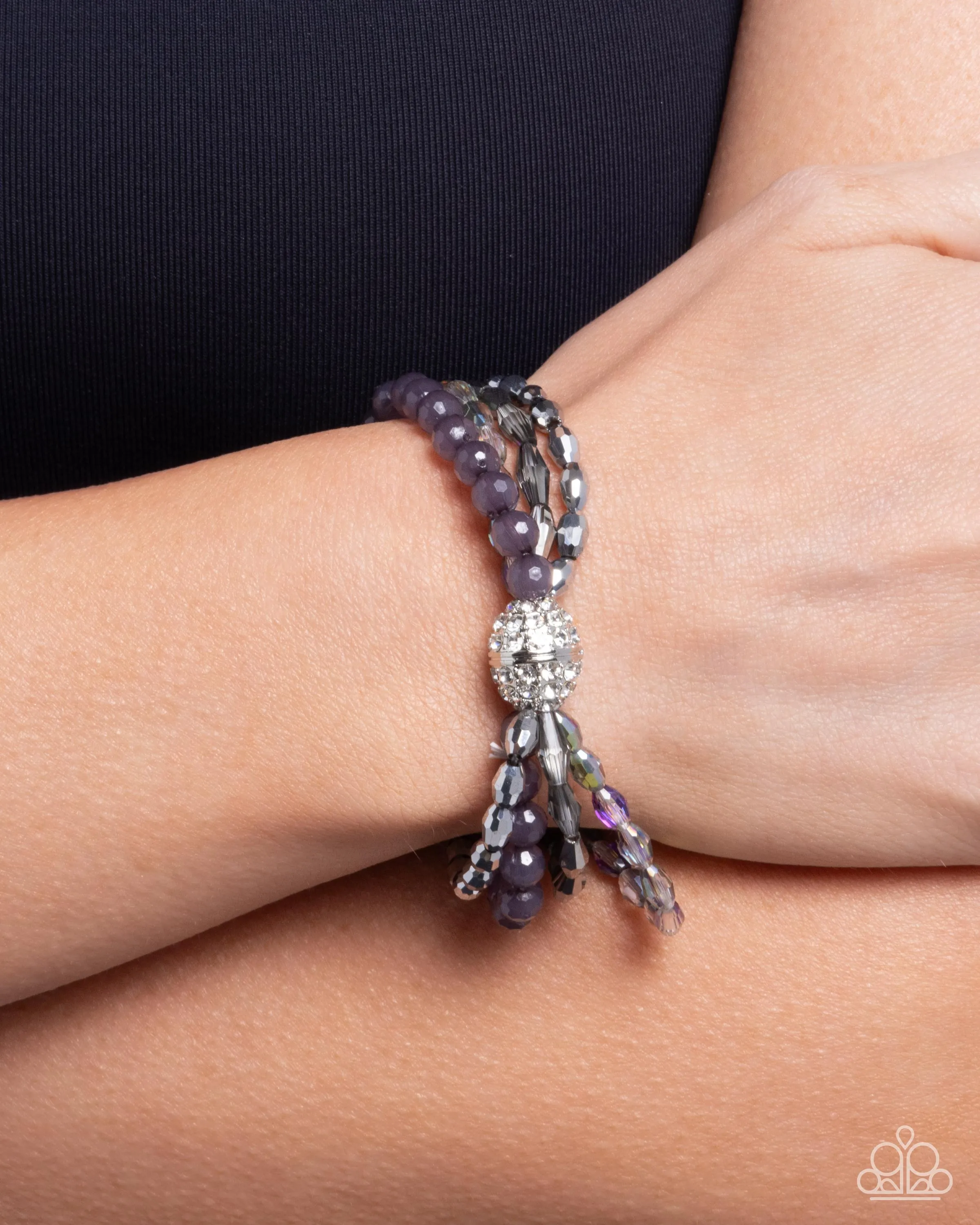 Bracelets Beaded Boundary - Silver B2327