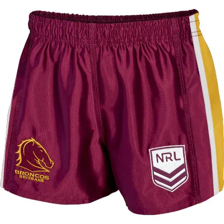 Brisbane Broncos Youth Supporter Shorts