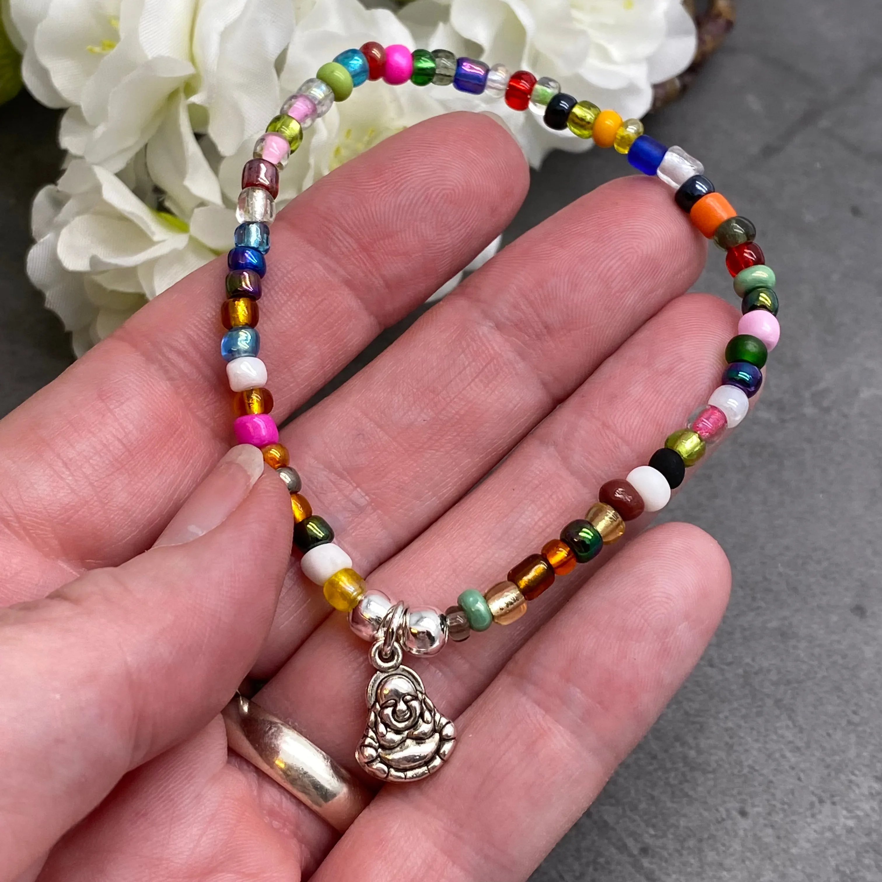 Buddha Charm Bracelet - Colour Choice