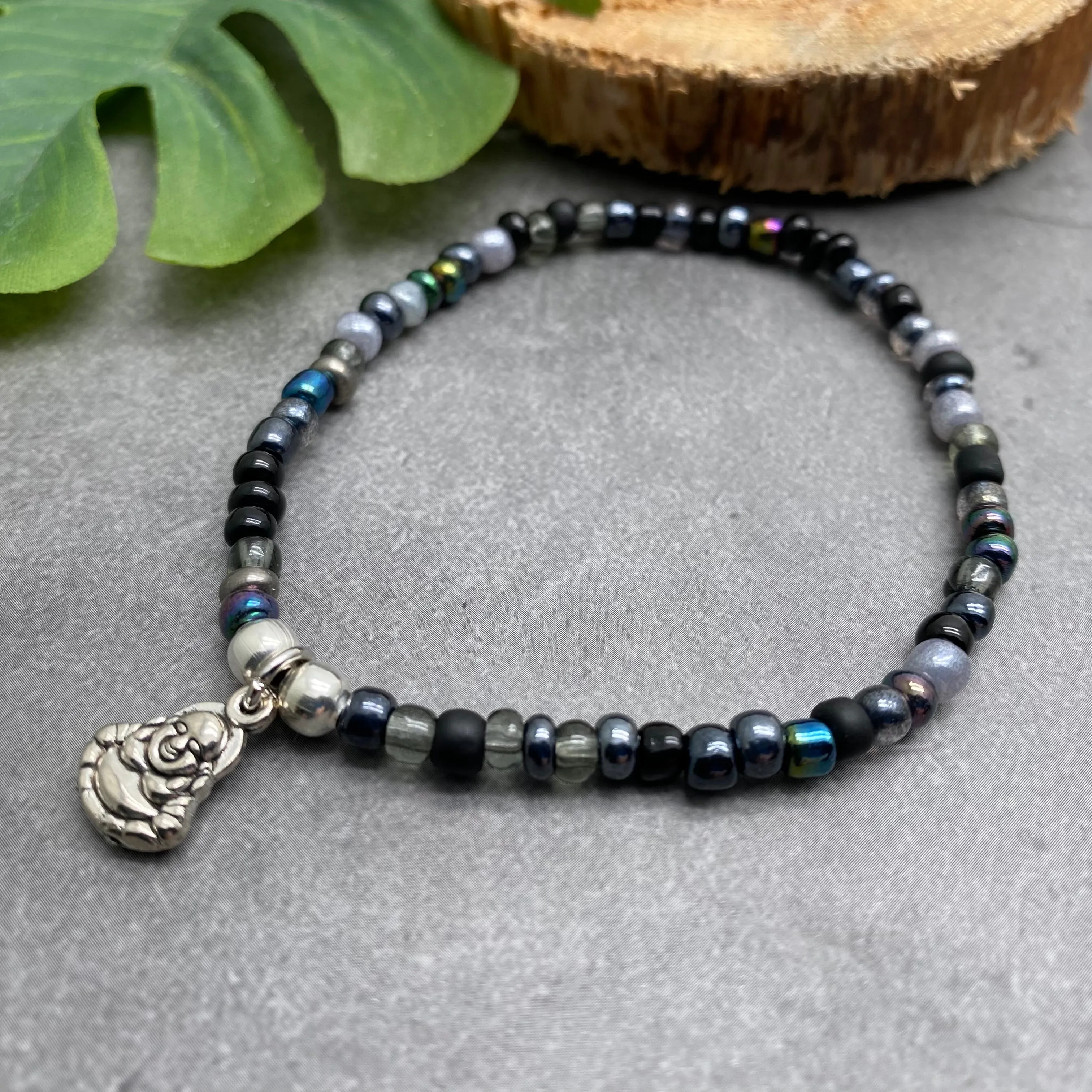 Buddha Charm Bracelet - Colour Choice