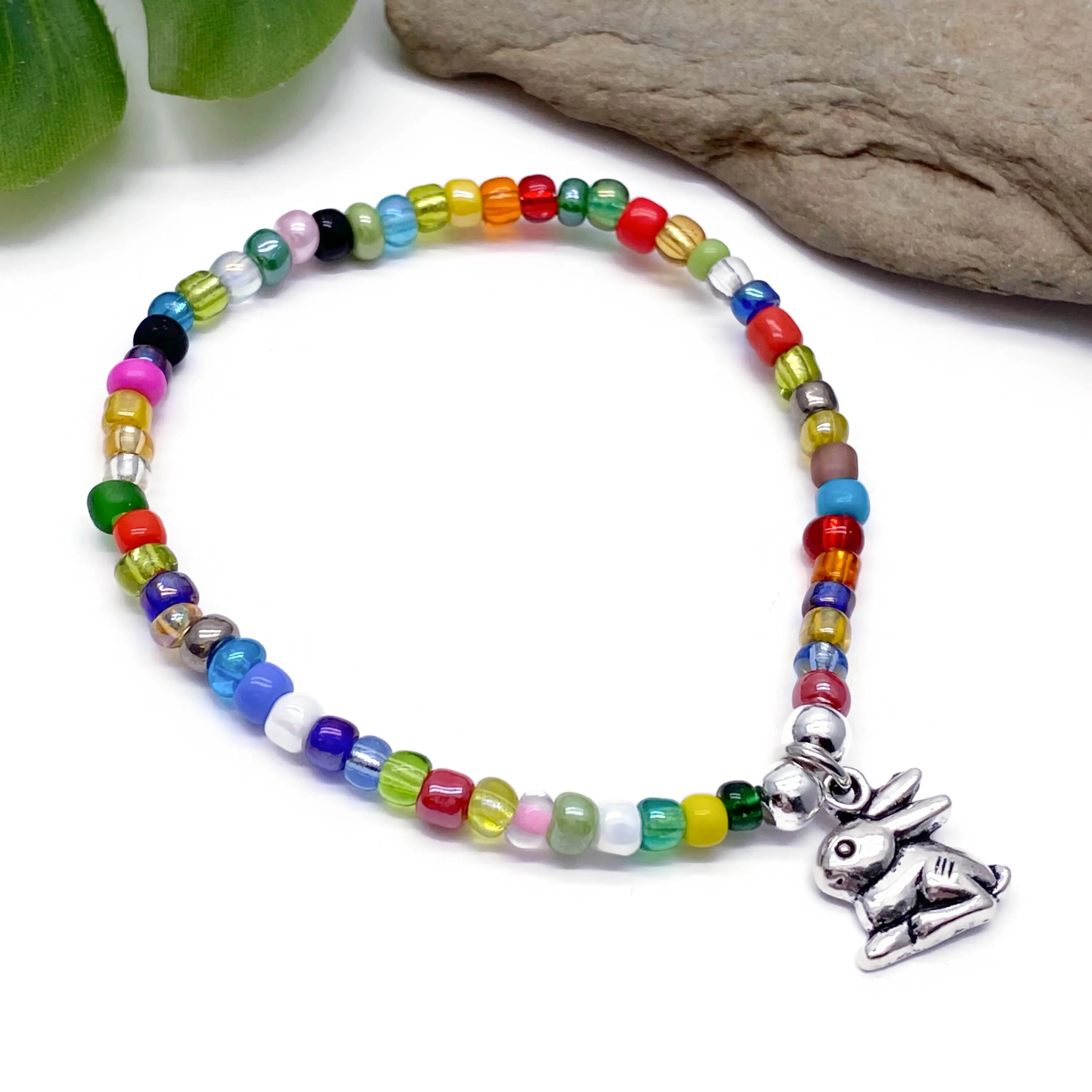 Bunny Rabbit Charm Bracelet - Colour Choice