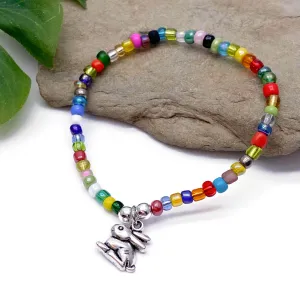 Bunny Rabbit Charm Bracelet - Colour Choice