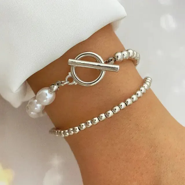 Charm Bracelet Bangles Set