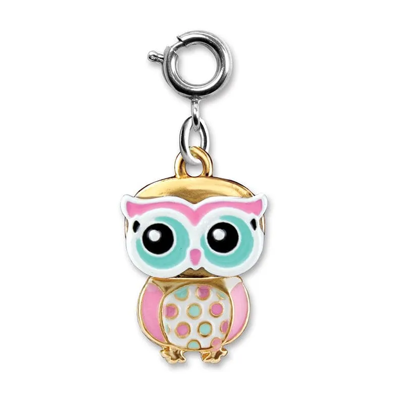 Charmit Swivel Owl Charm - Multicolour