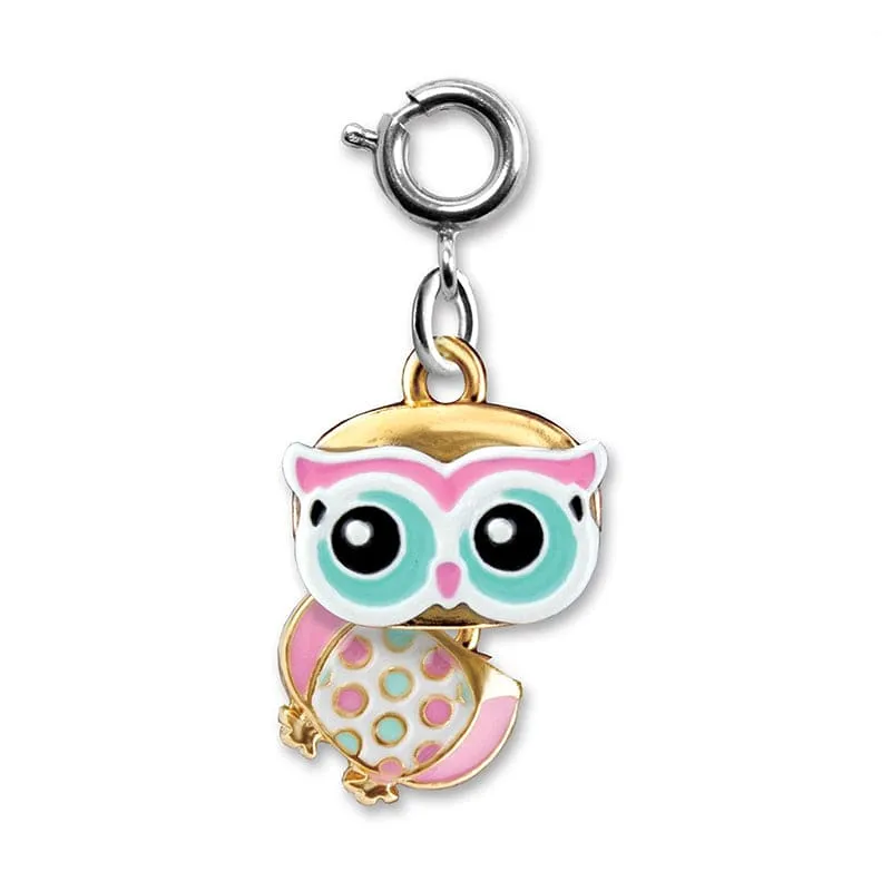 Charmit Swivel Owl Charm - Multicolour