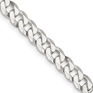 Curb .925 Sterling Silver Chain Bracelet