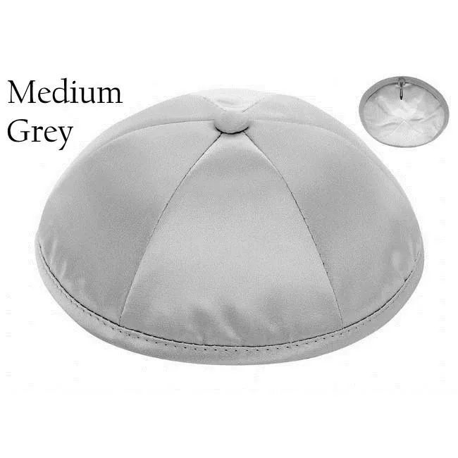 Deluxe Satin Kippahs Embroidered Logos