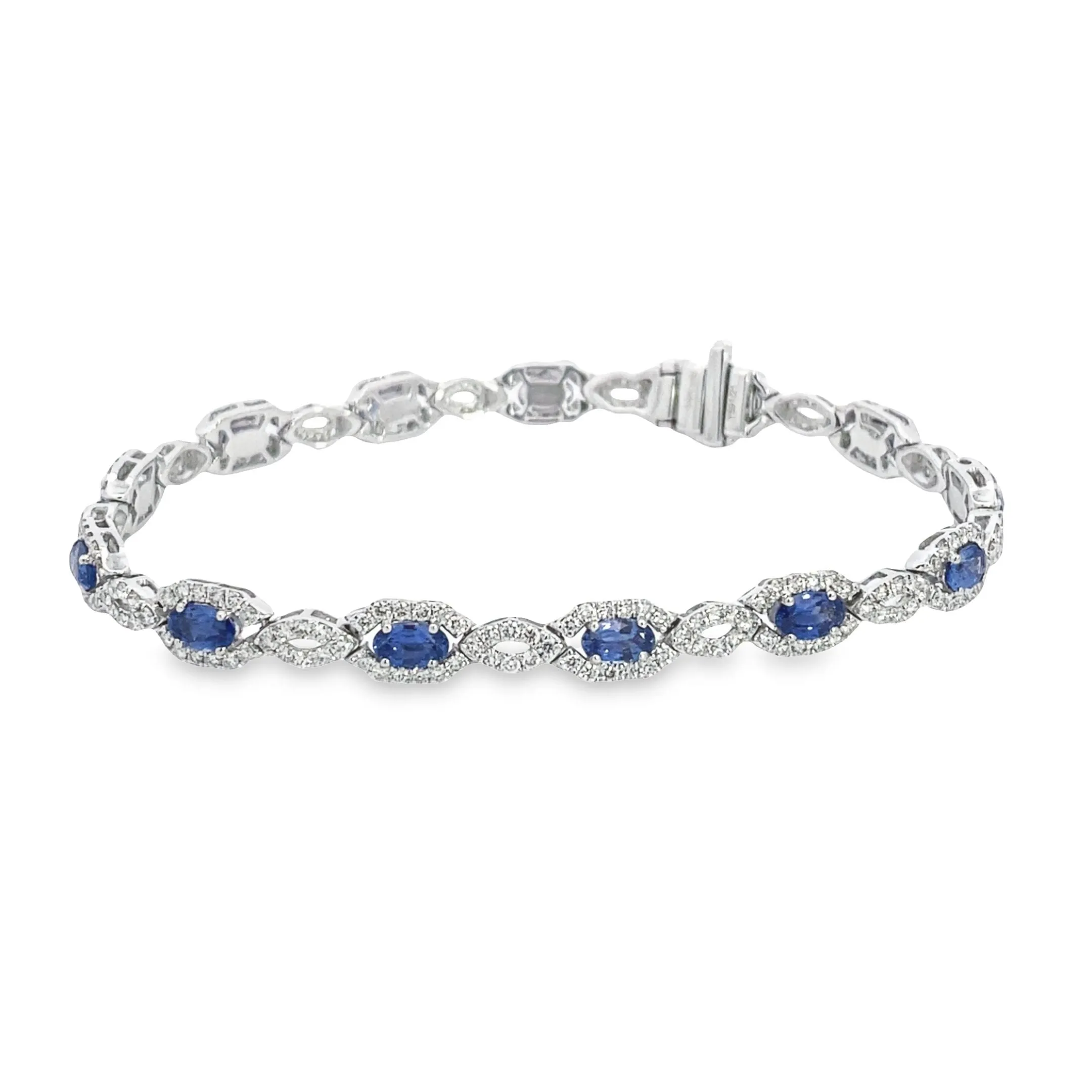 Diamond and Sapphire Vintage Bracelet