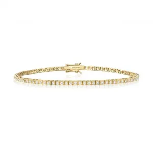 Diamond Jewellery 18ct Gold Diamond Bracelet BDQ183