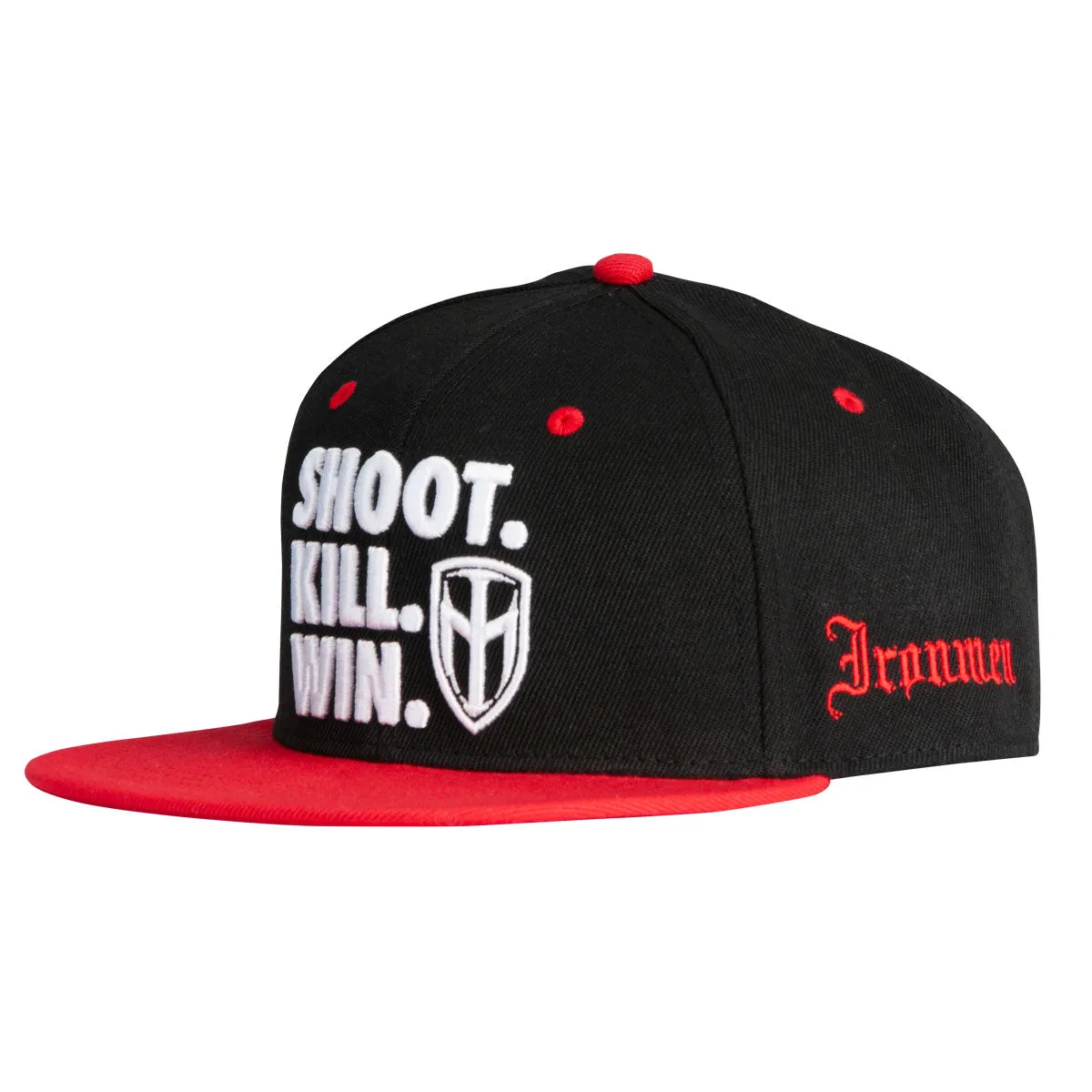 Dye Hat IM SKW Black/Red Snap Back