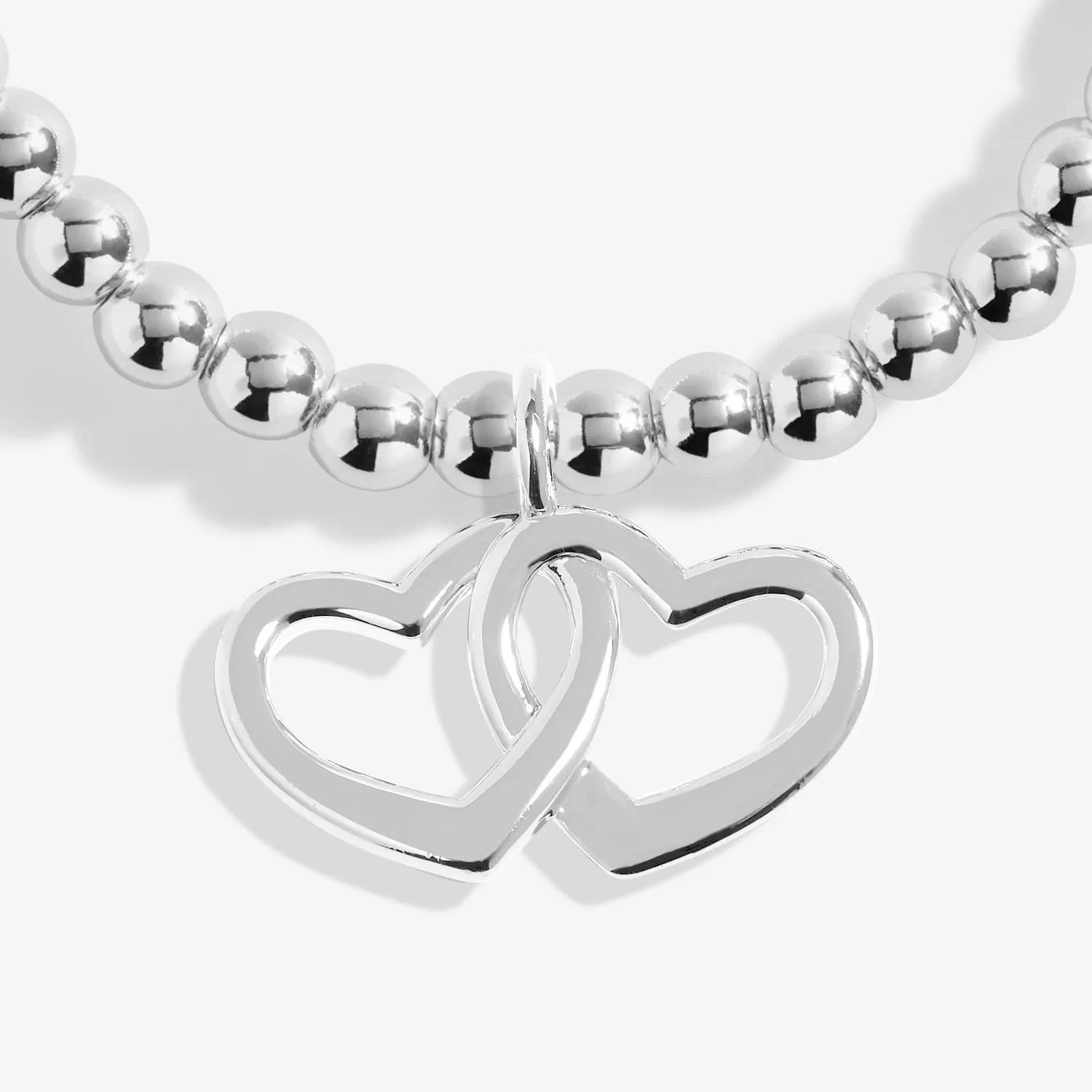 From The Heart Gift Box Friendship Silver Plated Bracelet 7679