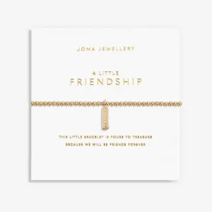 Gold Friendship Gold 17.5cm Stretch Bracelet 6175