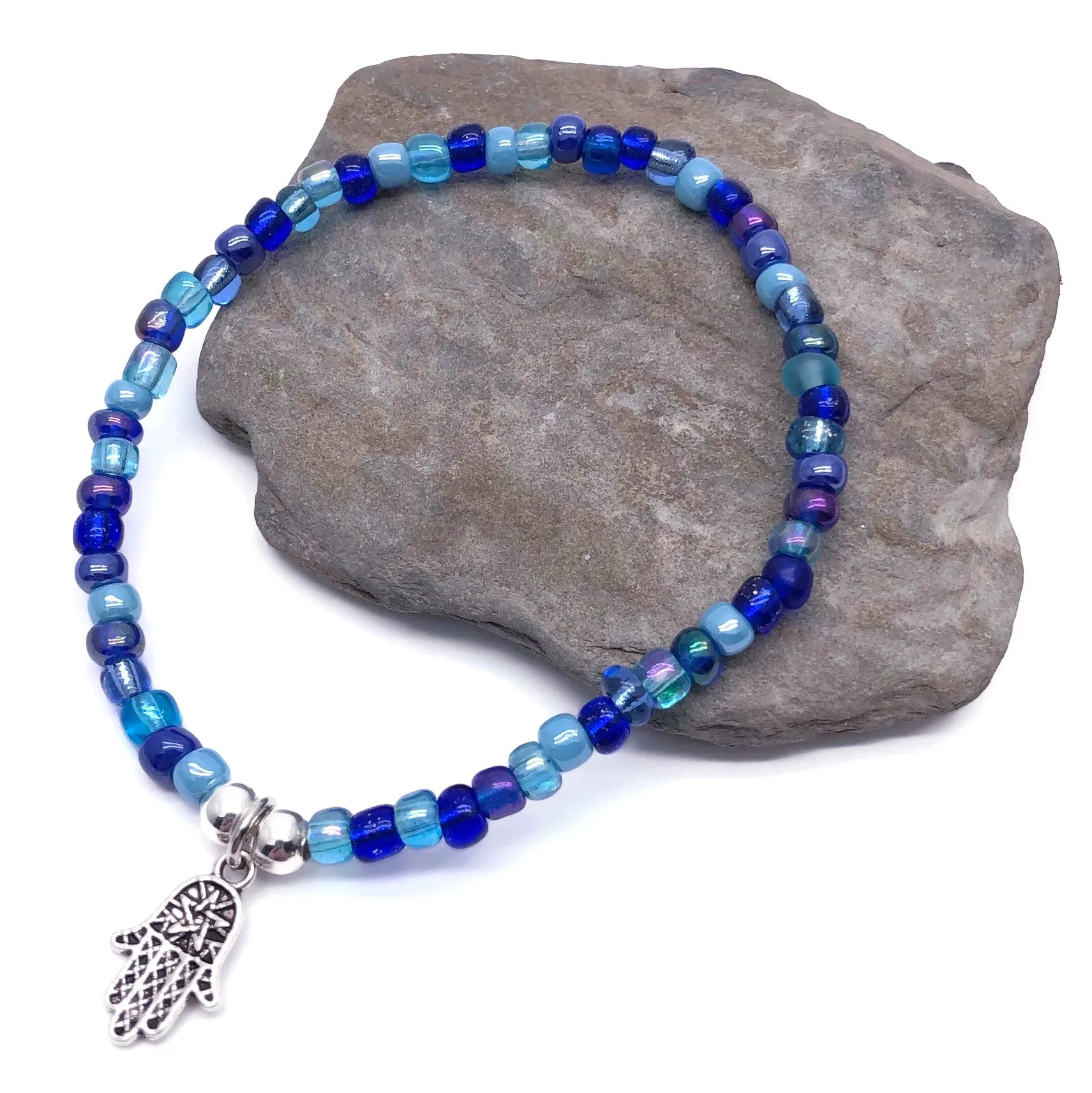 Hamsa Charm Bracelet - Colour Choice