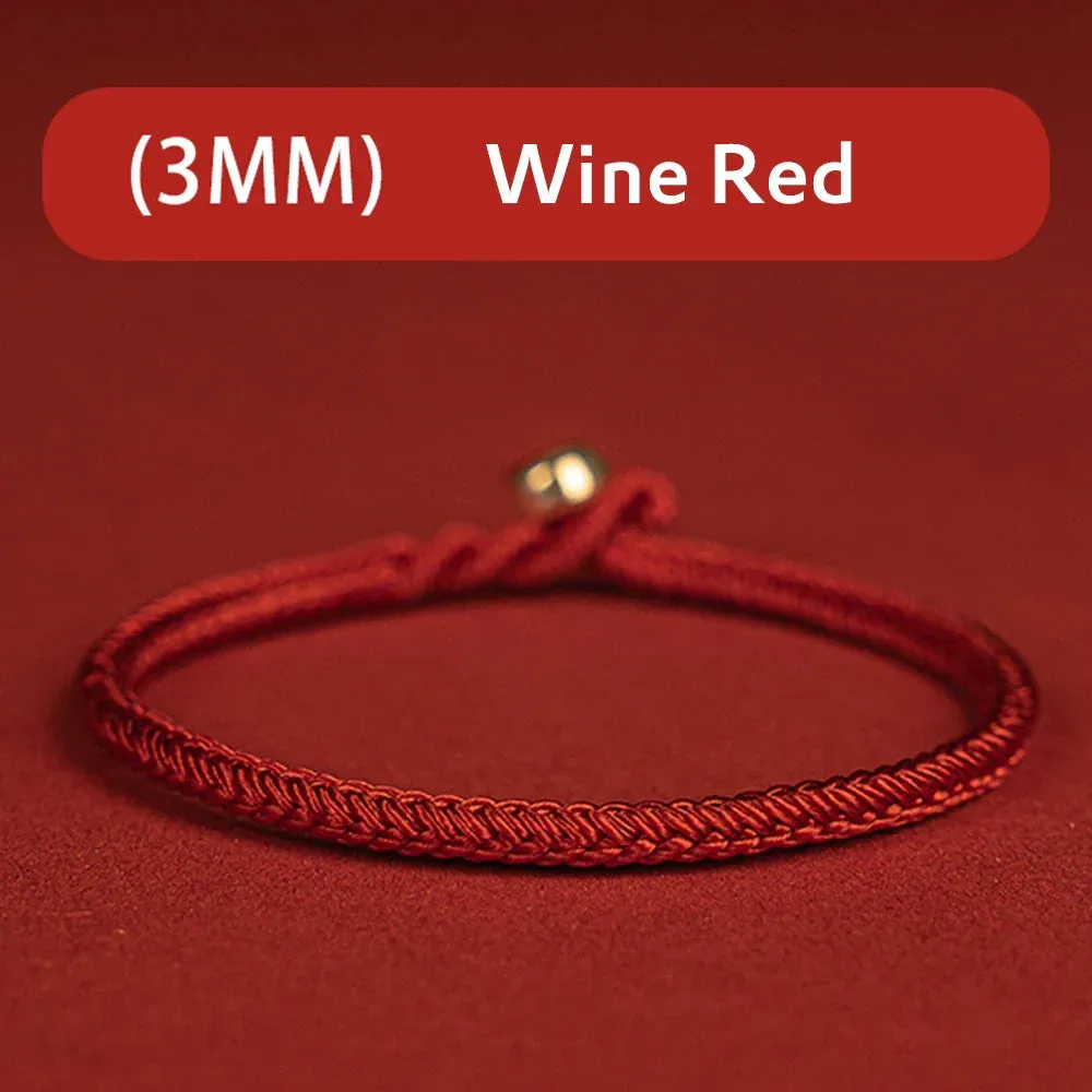 Handmade Tibetan Bracelet Colorful Thread Good Lucky Charm Rope Bracelet & Bangles For Women Men Knots Red Thread Bracelets