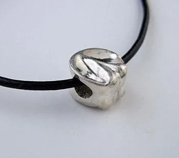 Horse Hoof Bead Pendant Necklace