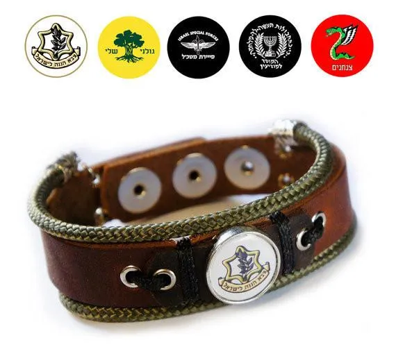 Idf Army Bracelet With Defense Force Emblem