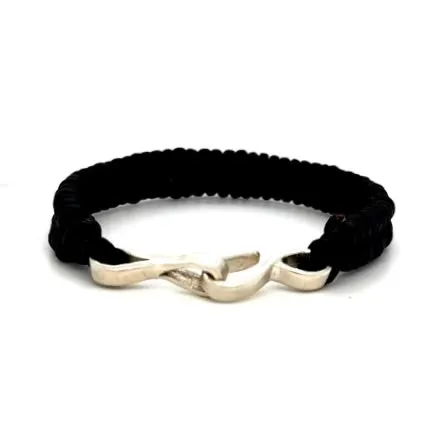 Interwoven Bracelet with Silver Clasp