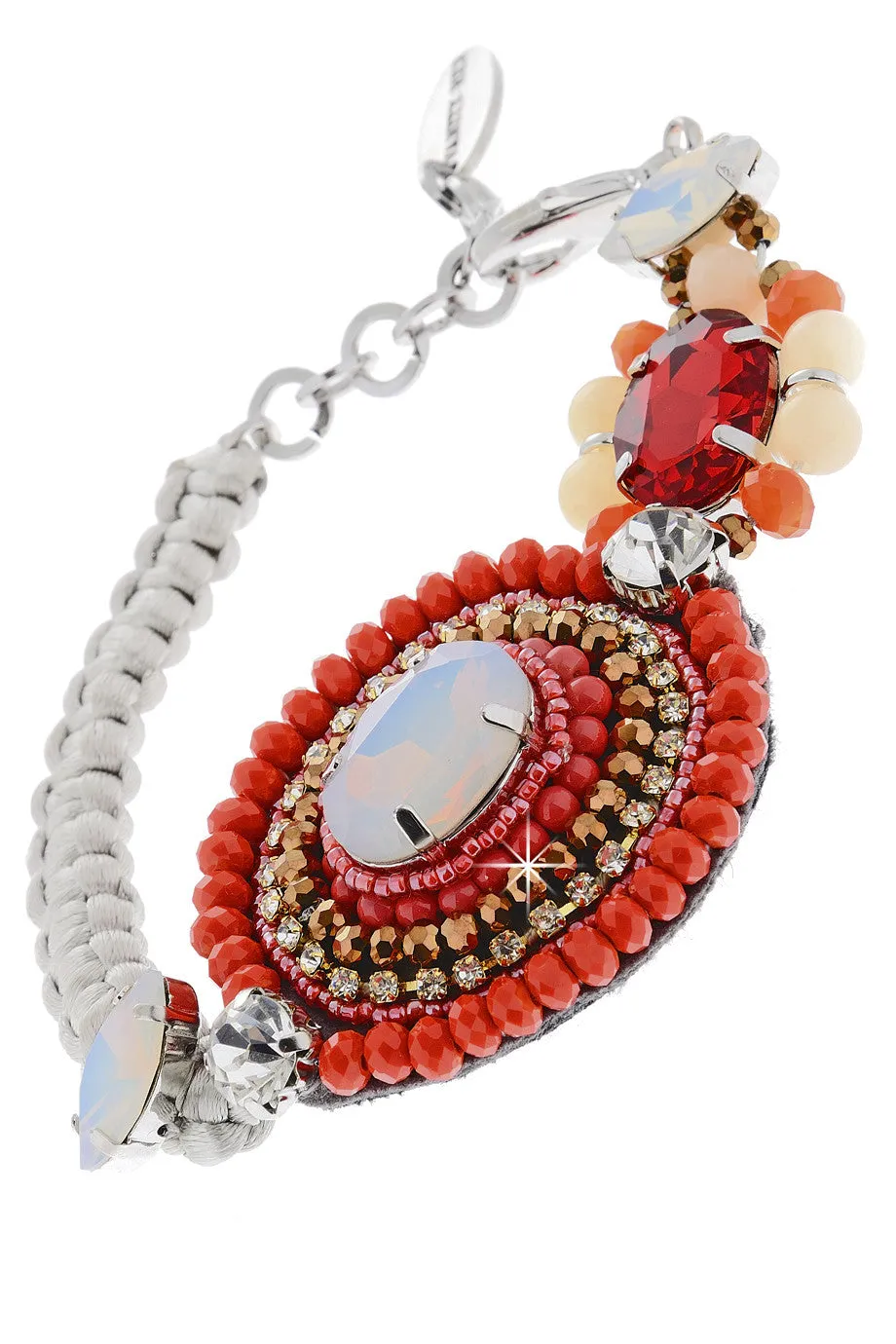 JENNIFER Red Crystal Bracelet