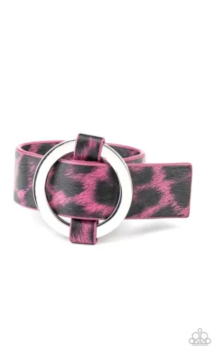 Jungle Cat Couture Pink Urban Bracelet - Paparazzi Accessories