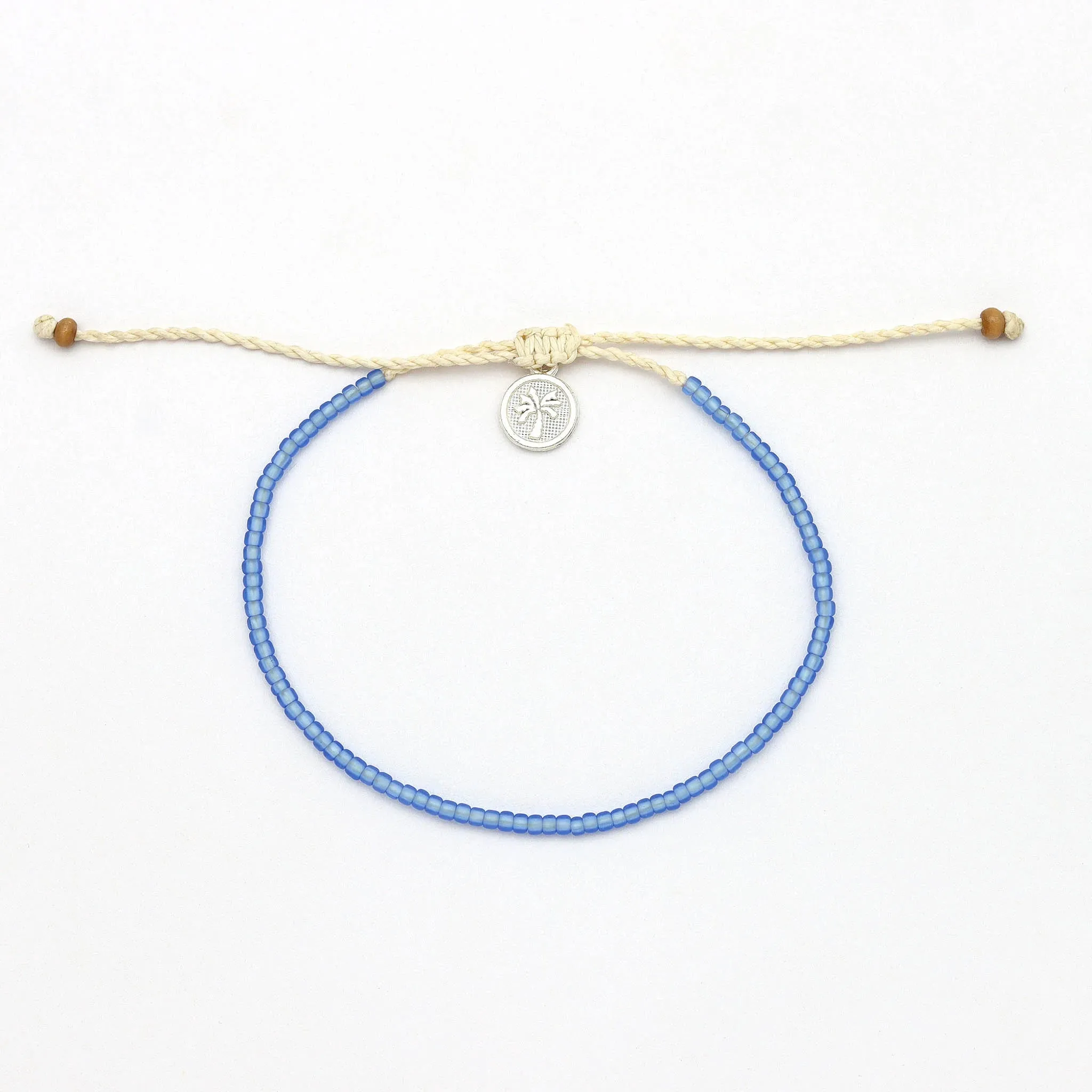 Ka'anapali Frosted Glass Beaded Bracelet