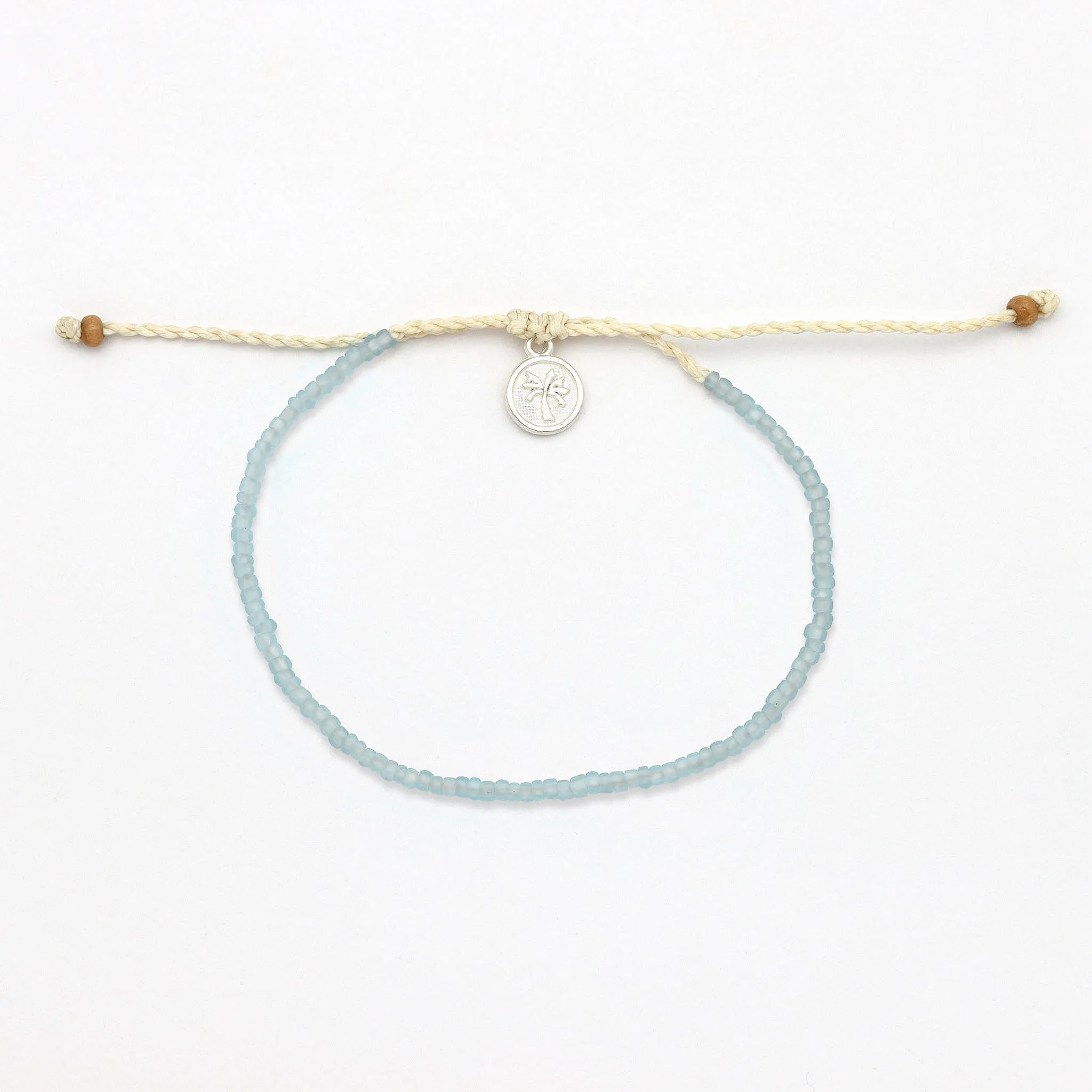 Ka'anapali Frosted Glass Beaded Bracelet