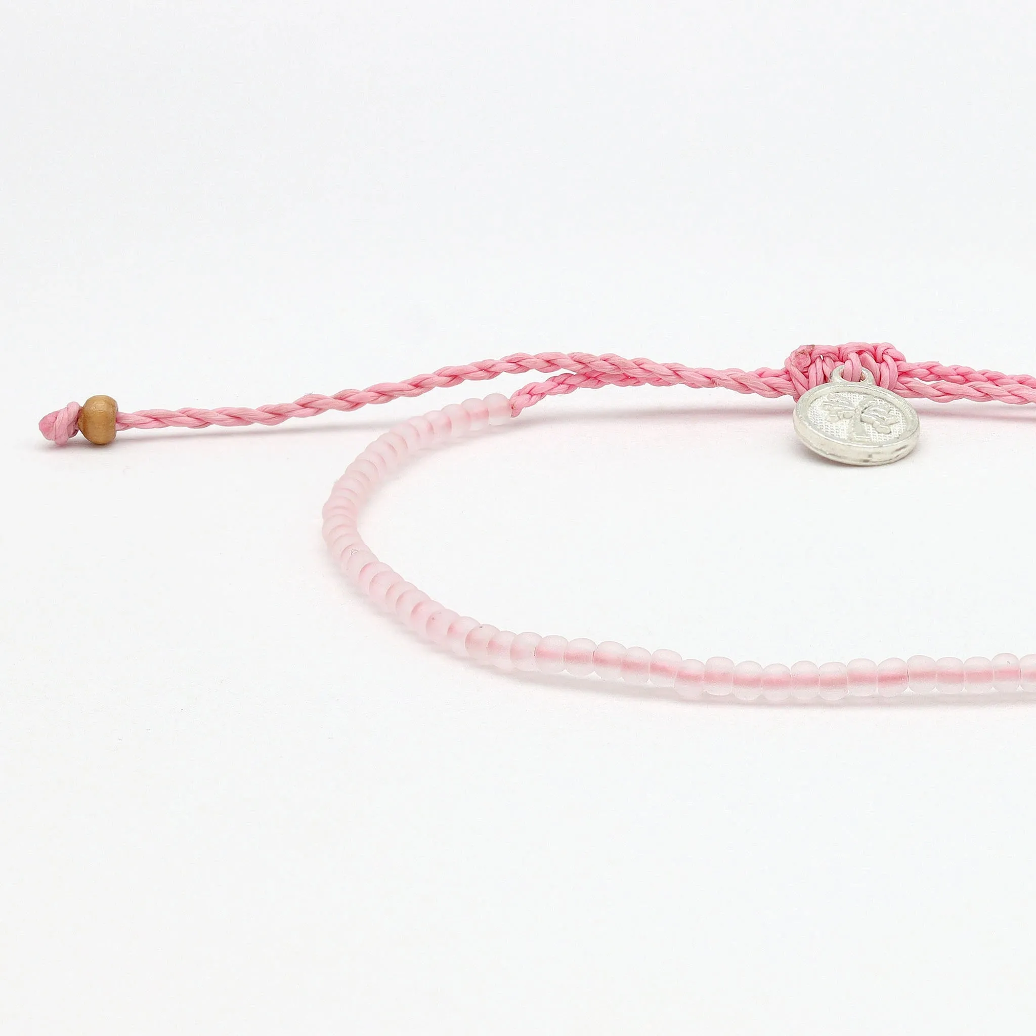 Ka'anapali Frosted Glass Beaded Bracelet