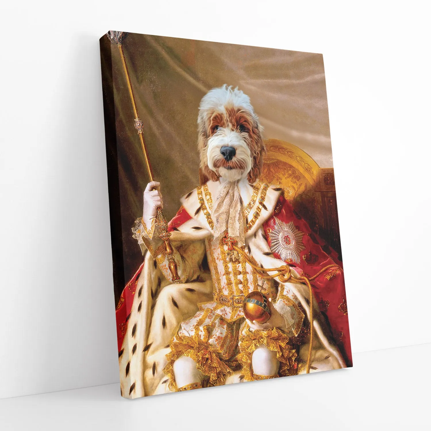 King Royal Dog Portrait