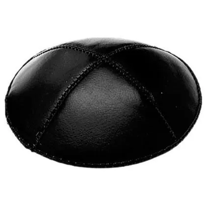 Leather Kippah Skull Caps