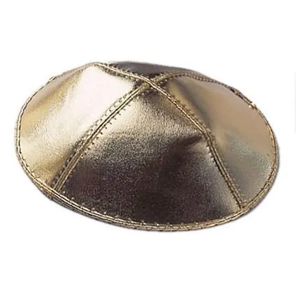 Leather Kippah Skull Caps