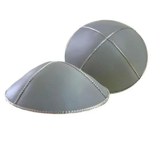 Leather Kippah Skull Caps