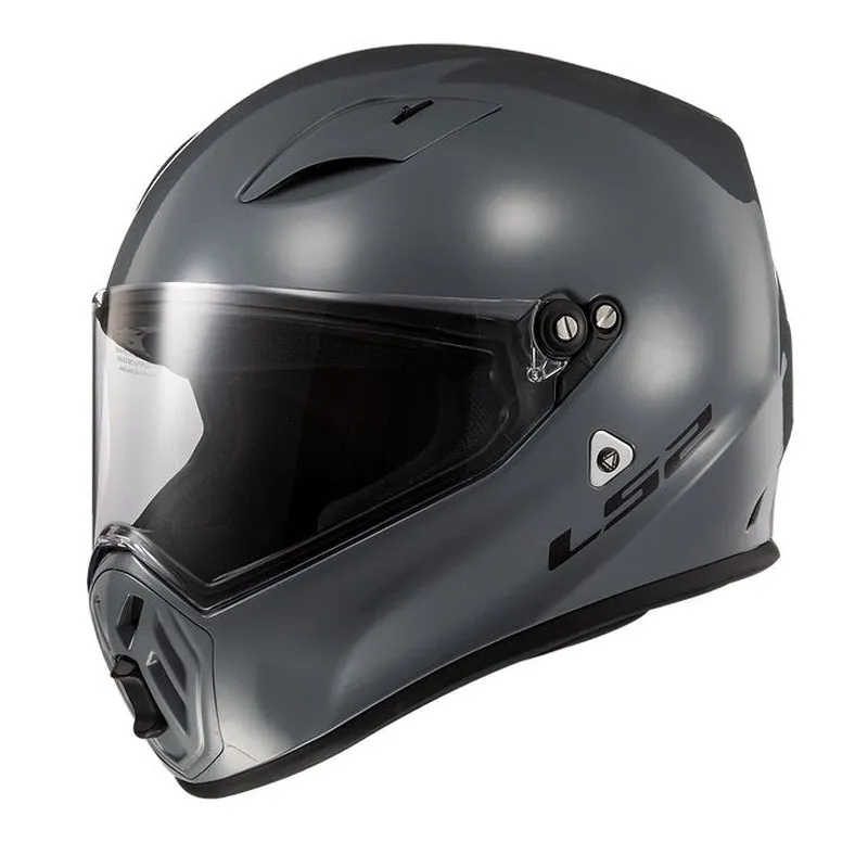 LS2 Street Fighter Snell M2020 Full Face Helmet - Battle Ship Gray